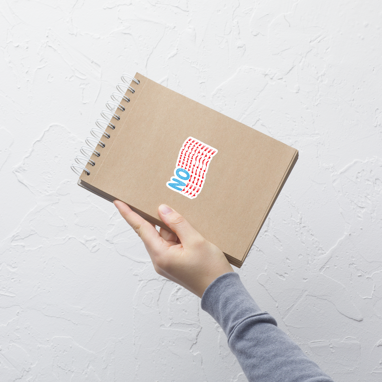 No Template American Flag Sticker